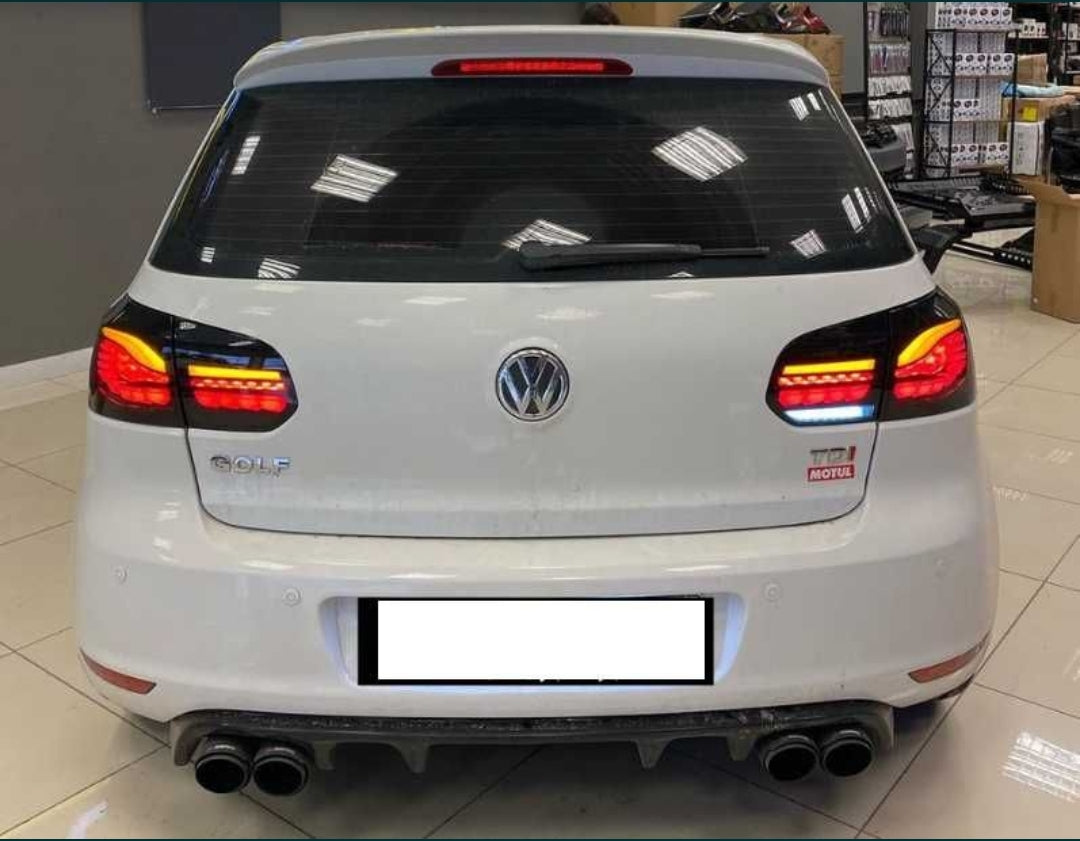 Difuzor bara spate prelungire lip Volkswagen vw Golf 6 MK6 2008-2012