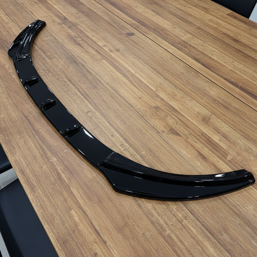 Spoiler fusta Lip bara fata VW Golf 6 MK6 negru lucios bara normala