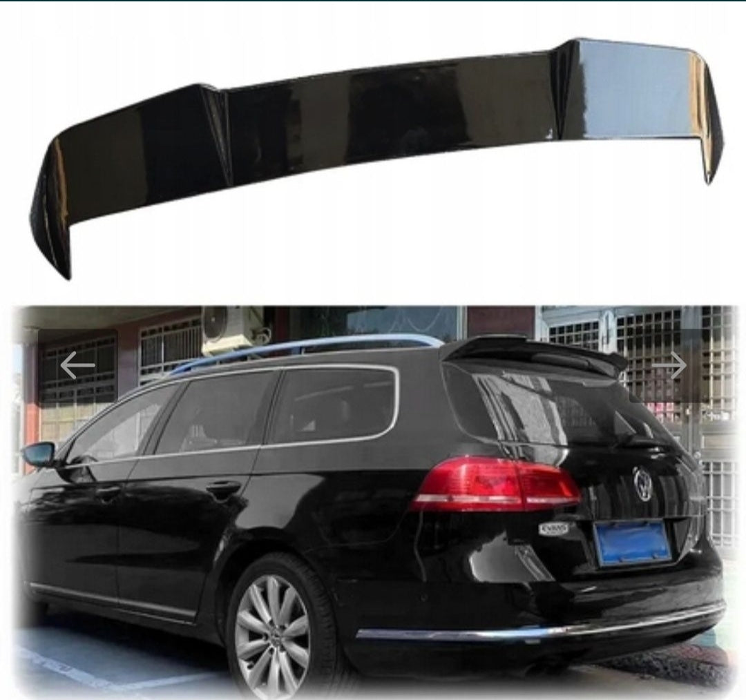 Eleron sport tuning luneta portbagaj VW Volksvagen Passat B6 B7 Break negru lucios