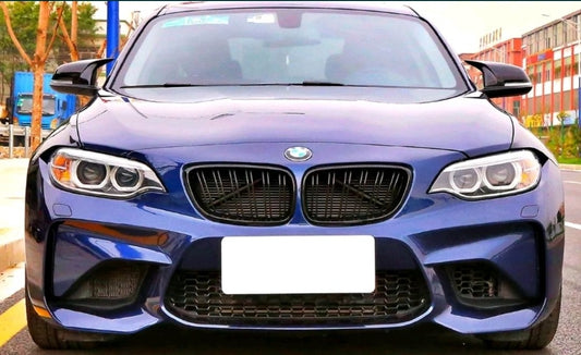 Grila Dubla Nari BMW Seria 2 F20 F21 F22 F23 F87 negru lucios