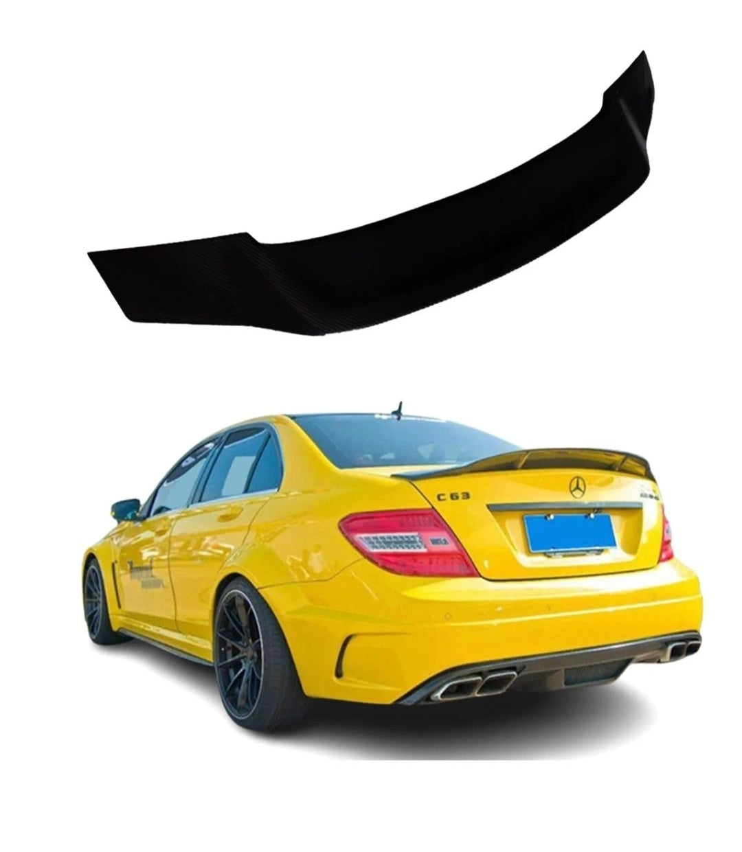 Eleron porbagaj spoiler tuning Mercedes C Class W204  R Style PSM