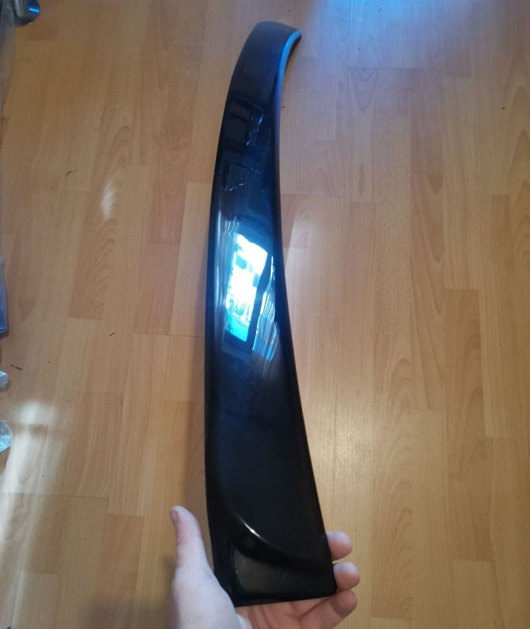 Eleron lip spoiler luneta BMW Seria 5 F10 / G30 model ACS vopsit negru lucios