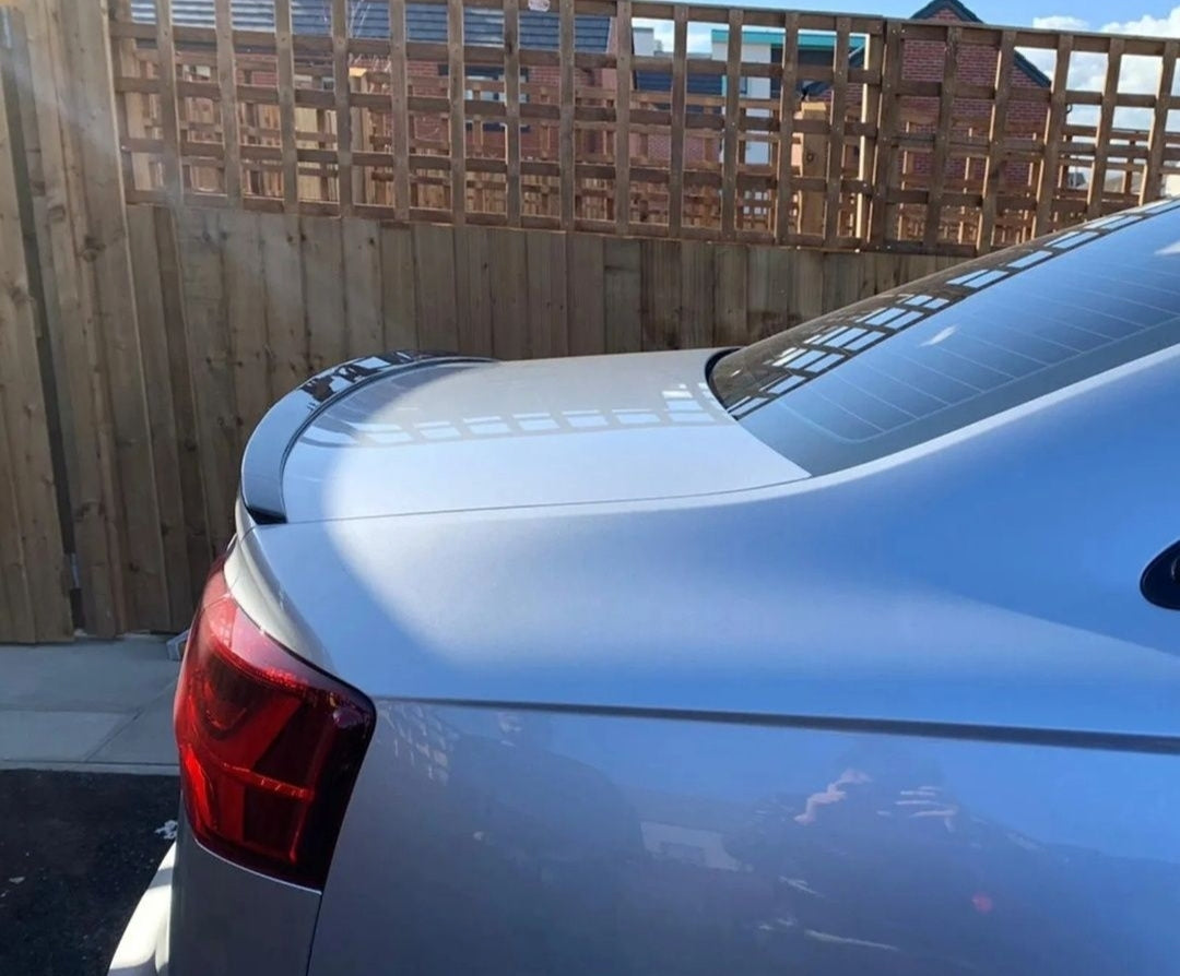 Eleron Spoiler codita lip tuning sport Audi A6 C7 4G negru lucios