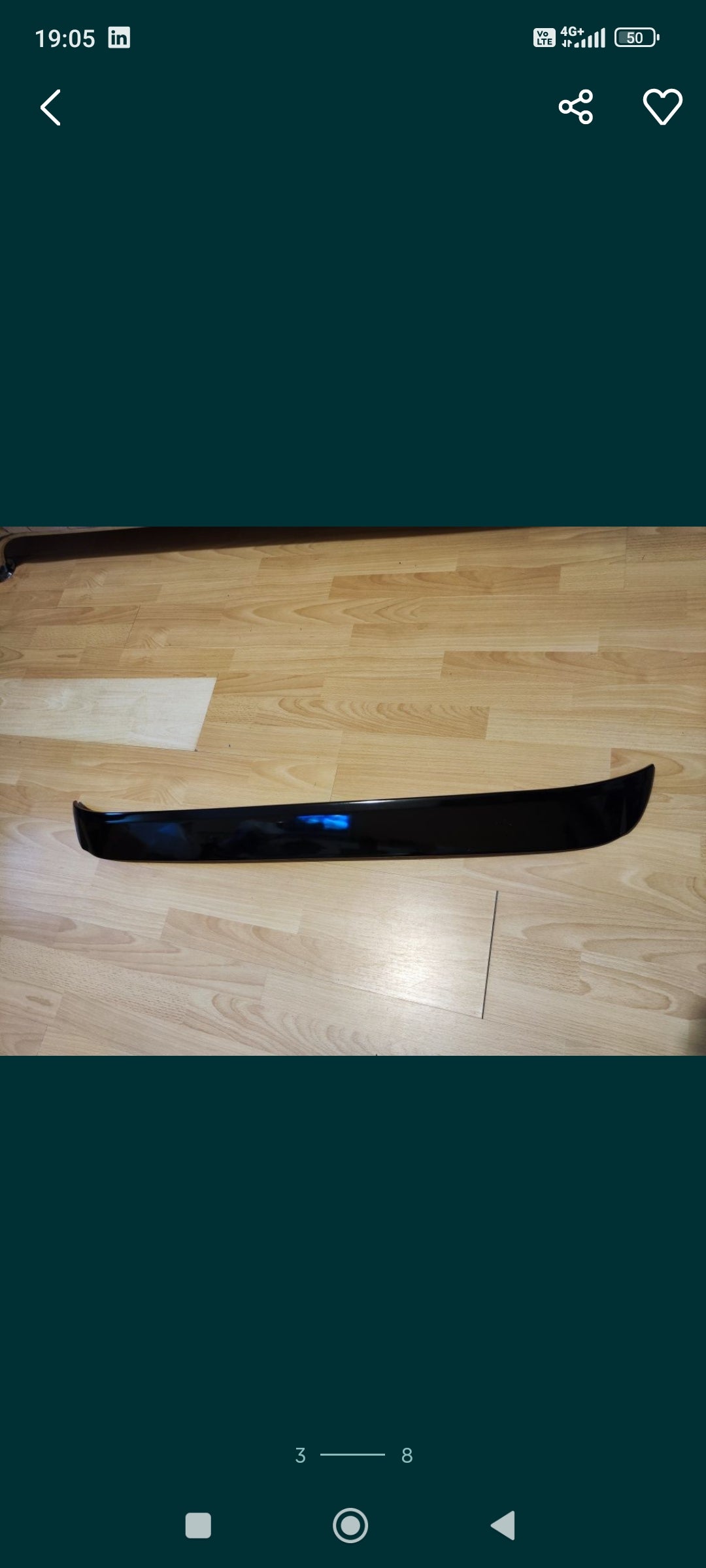 Eleron luneta spoiler codita lip sport tuning Mercedes C class W205