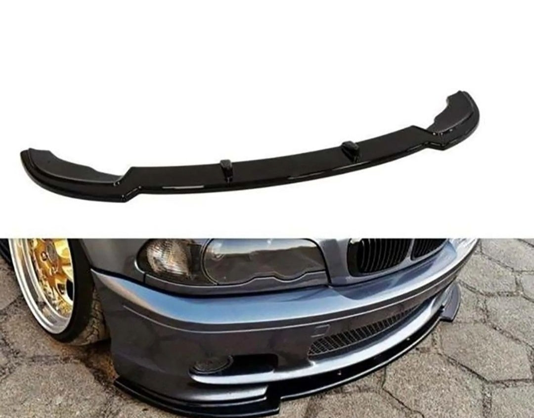 Prelungire lip spoiler sport bara fata BMW Seria 3 E46 pt bara M tech M pachet M sport