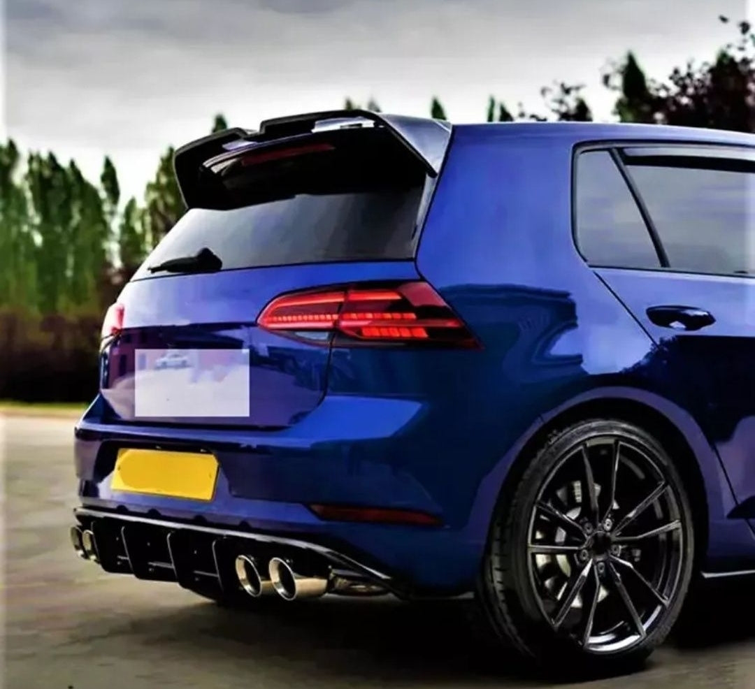 Eleron sport tuning luneta portbagaj VW Volksvagen Golf 6 MK 6 Oettinger Style negru lucios