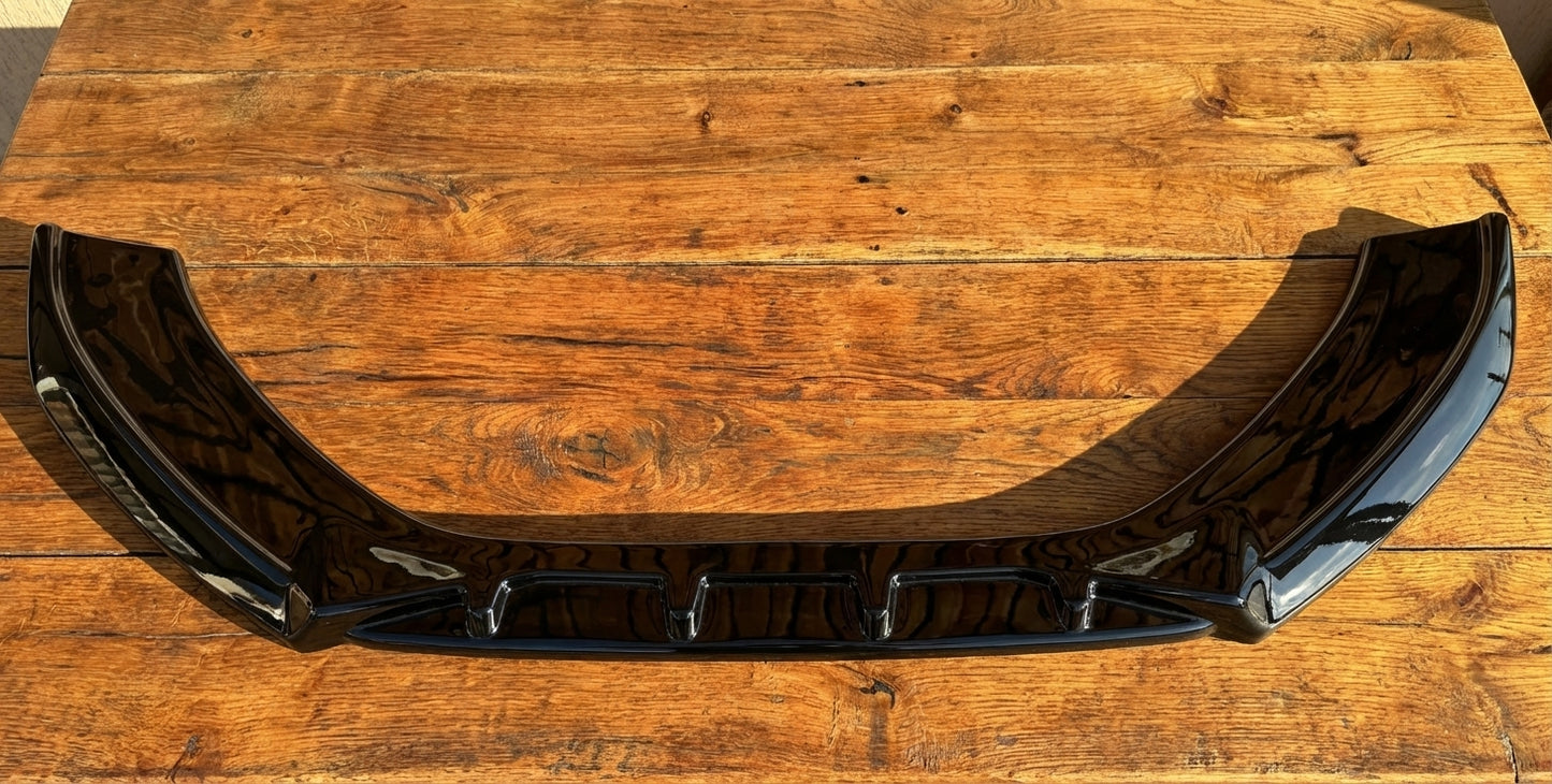 Prelungire spoiler față Audi A6 C7 (2011–20114 | ABS | Nou vopsit negru lucios pentru bara normala Non Sline