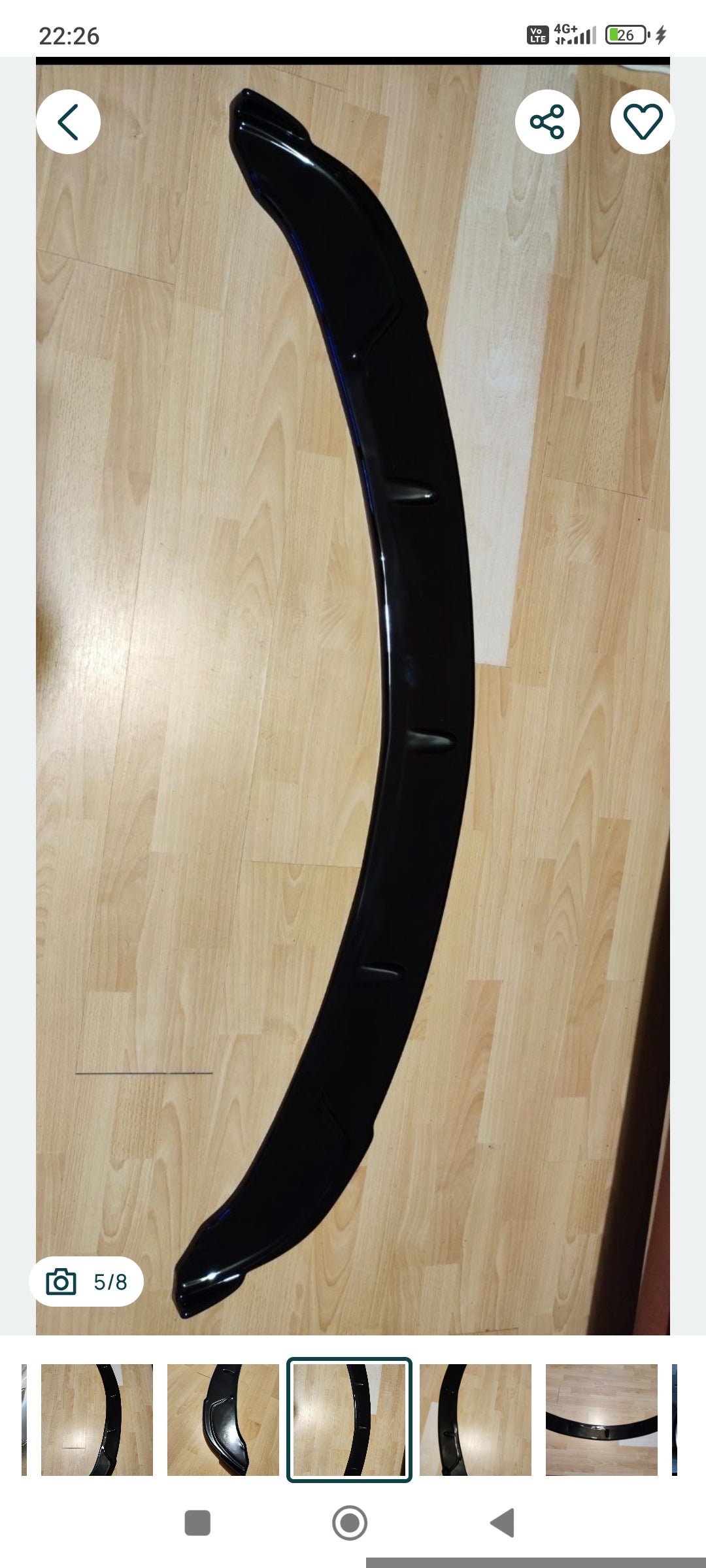 Prelungire lip spoiler bara fata BMW Seria 3 E90/E91 Facelift Negru