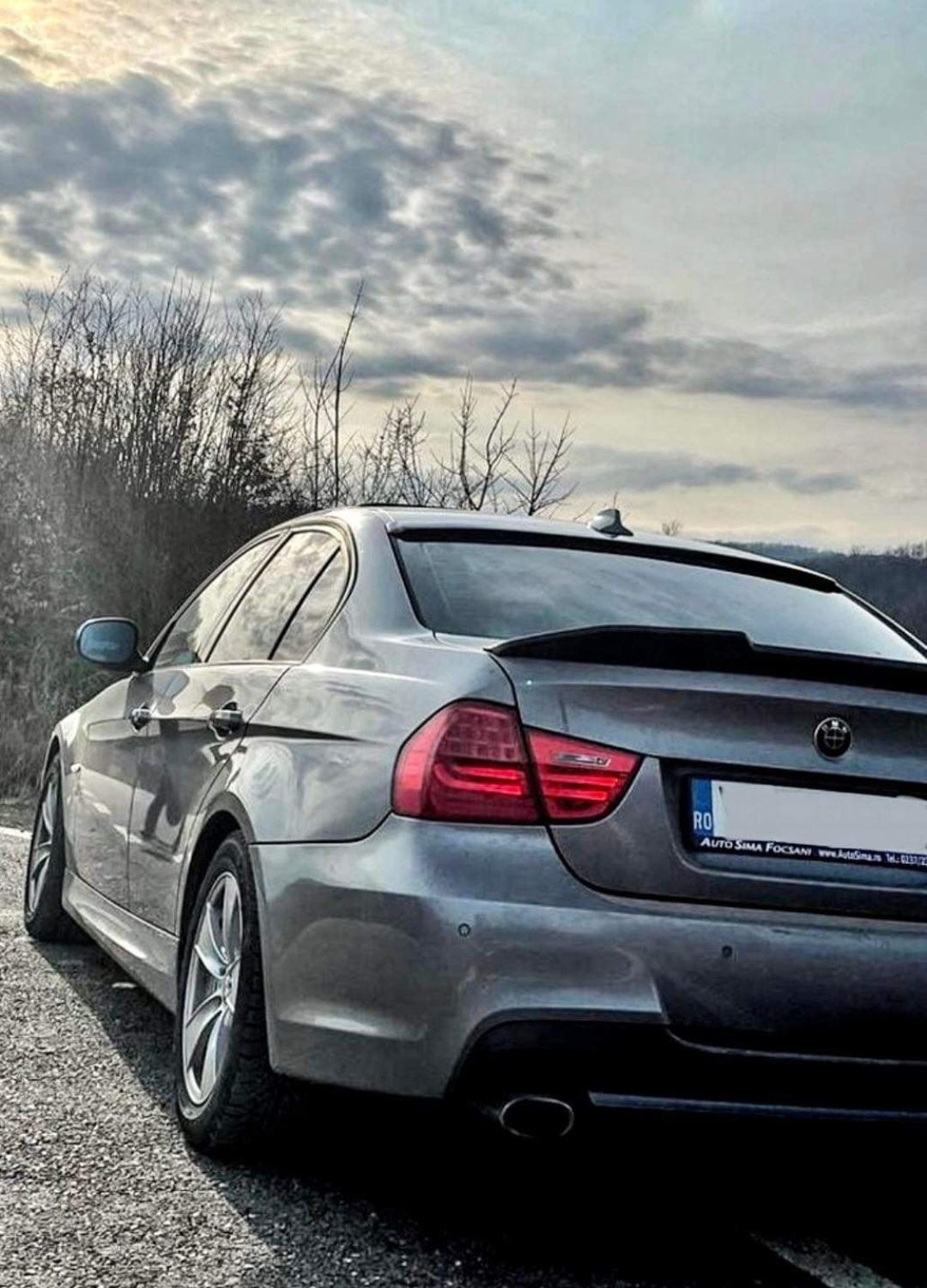 Eleron lip Prelungire sport tuning portbagaj BMW Seria 3 E90 model PSM design