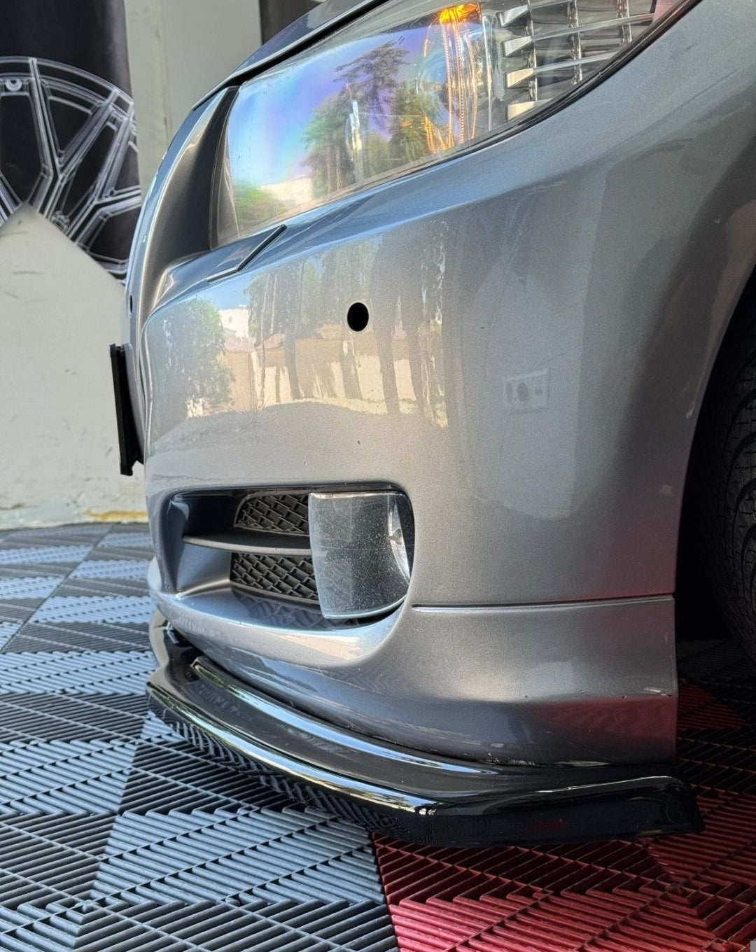 Prelungire Bara Față Lip BMW Seria 3 E90 LCI Facelift Negru Lucios
