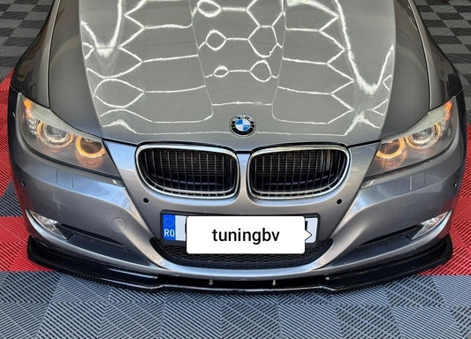 Prelungire Bara Față Lip BMW Seria 3 E90 LCI Facelift Negru Lucios