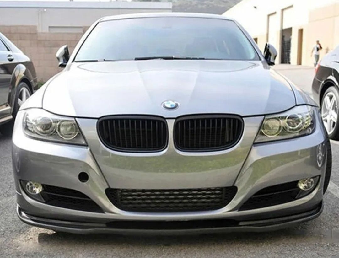Prelungire lip spoiler bara fata BMW Seria 3 E90/E91 Facelift Negru