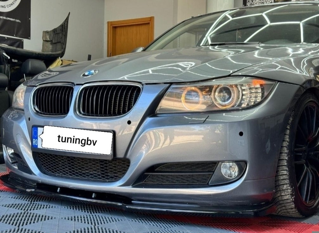 Prelungire Bara Față Lip BMW Seria 3 E90 LCI Facelift Negru Lucios