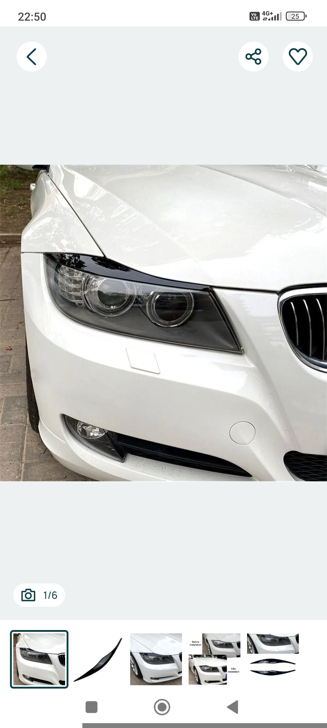 Ornamente / Pleoape Faruri BMW E90 Non-Facelift – Negru Lucios