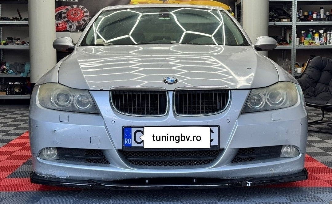 Lip spoiler prelungire bară față BMW E90 Non-Facelift – bară normală
