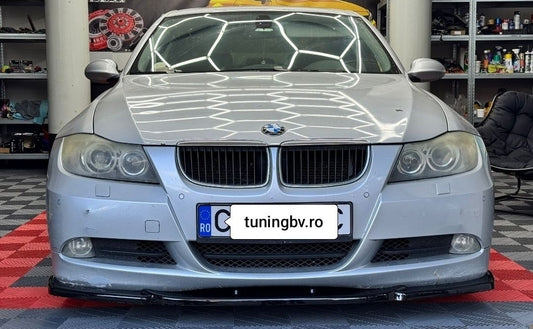 Lip spoiler prelungire bară față BMW E90 Non-Facelift – bară normală