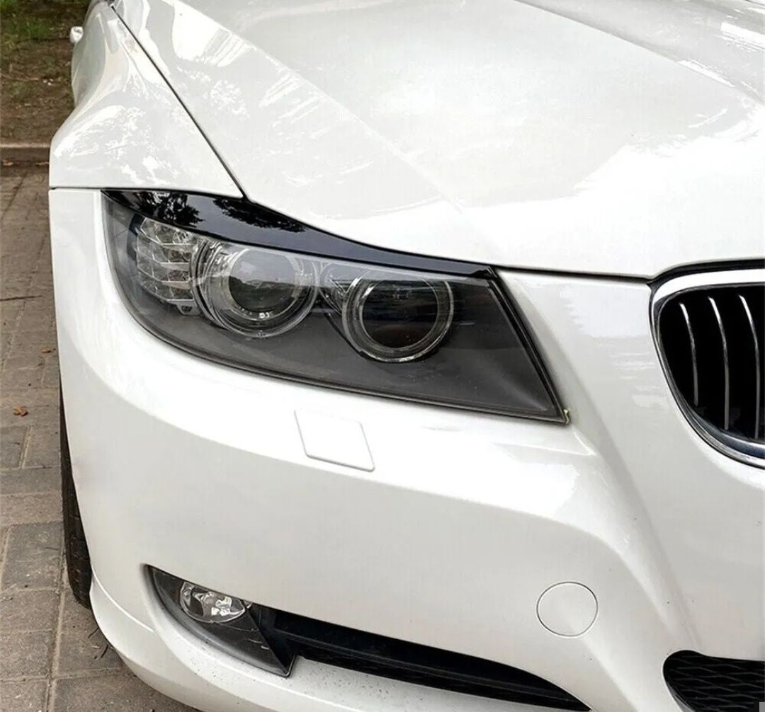 Ornamente / Pleoape Faruri BMW E90 Non-Facelift – Negru Lucios